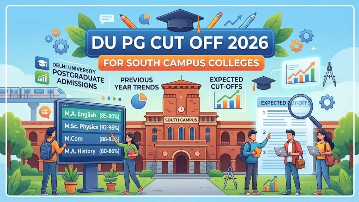DU CUET PG 2026 Cutoff (Out) for South Campus: Category & College Wise Cutoff Marks